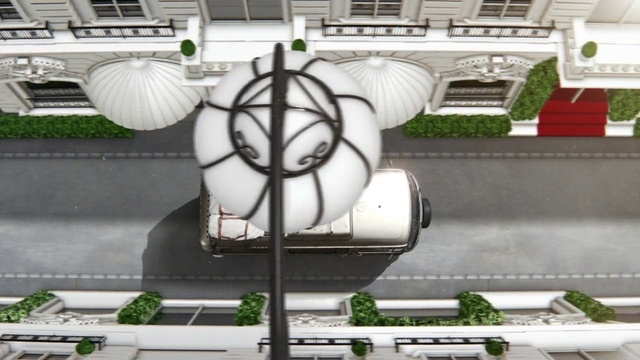 Video Reference: Green, White, Building, Urban design, Plant, Window, House, Rectangle, Facade, Scale model