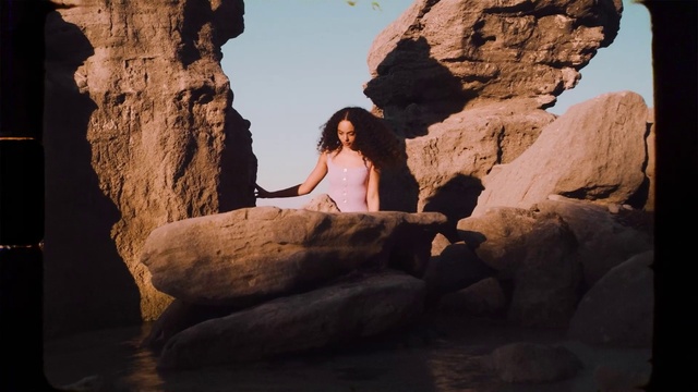 Video Reference: Sky, Natural environment, Flash photography, Bedrock, Wood, Plant, Body of water, Sunlight, Terrain, Tree
