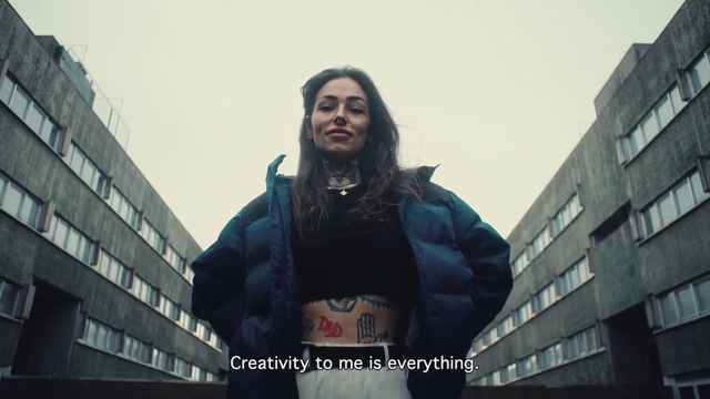 Video Reference: Hairstyle, Building, Window, Sky, Flash photography, Beard, Street fashion, Happy, Jacket, Travel