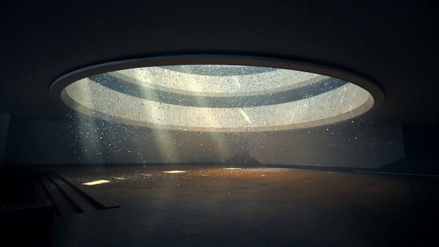 Video Reference: Water, Liquid, Automotive lighting, Rectangle, Automotive design, Tints and shades, Circle, Shade, Art, Space