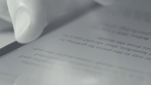 Video Reference: Font, Material property, Publication, Paper, Book, Document, Paper product, Brand, Monochrome photography