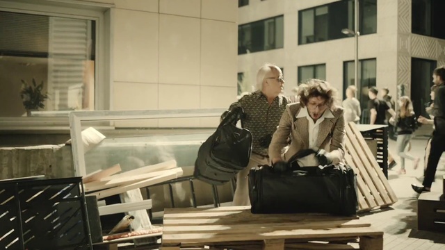 Video Reference: Window, Wood, Luggage and bags, Bag, Comfort, Event, Sitting, Conversation, Room, Monochrome