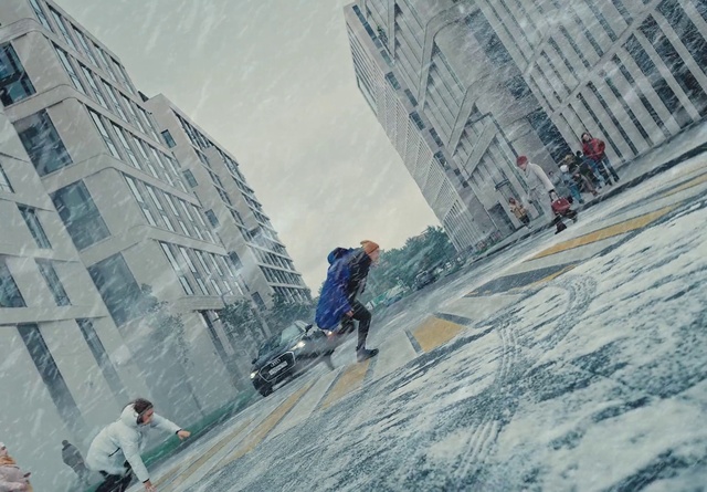 Video Reference: Building, Sky, Skyscraper, Slope, Cloud, Window, Urban design, Tower block, Condominium, Recreation