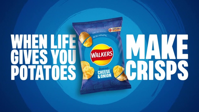Video Reference: Font, Food, Electric blue, Logo, Advertising, Brand, Ingredient, Graphics, Science, Snack