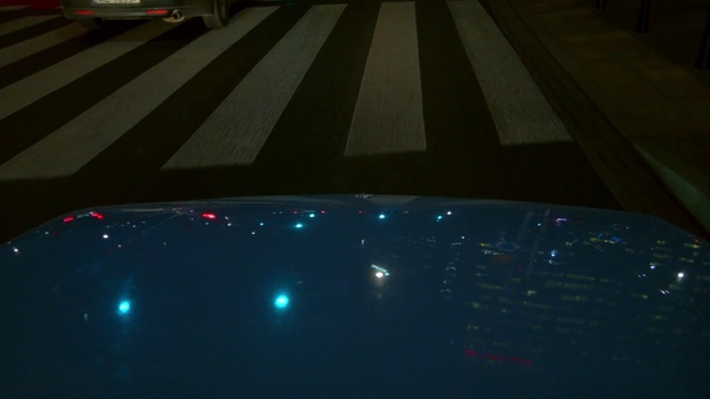 Video Reference: Atmosphere, Automotive lighting, Automotive exterior, Automotive design, Asphalt, Mode of transport, Automotive tire, Motor vehicle, Road surface, Headlamp