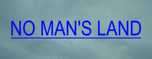 Video Reference: title card, text, typography, blue text, cloudy sky, minimal, background, movie title, subtitle, graphic, simple