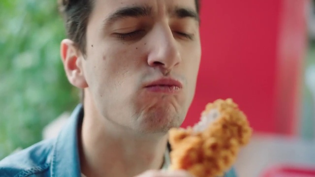 Video Reference: Food, Eyelash, Human, Food craving, Cuisine, Ingredient, Fast food, Happy, Fried food, Finger food