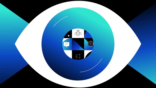 Video Reference: Azure, Font, Circle, Electric blue, Symbol, Logo, Brand, Graphics, Symmetry, Graphic design