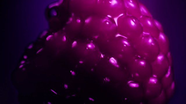 Video Reference: abstract, close-up, magenta, purple, glossy, reflection, balloon, texture, dark background, macro, colorful, shiny, artificial light