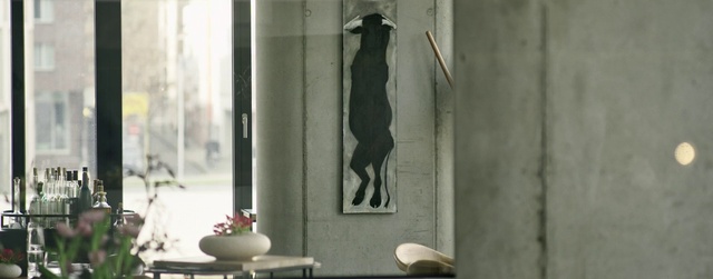 Video Reference: Plant, Window, White, Flowerpot, Houseplant, Door, Wall, Art, Table, Tints and shades