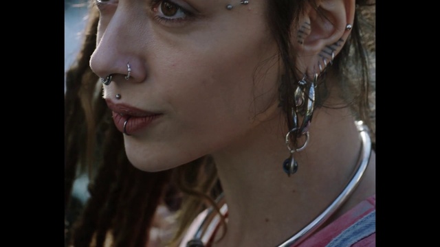 Video Reference: Nose, Cheek, Skin, Lip, Eyebrow, Eyelash, Lipstick, Fashion, Flash photography, Jaw