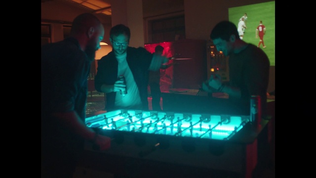 Video Reference: Green, Fun, Entertainment, Gas, Magenta, Visual effect lighting, Leisure, Technology, Event, Hat