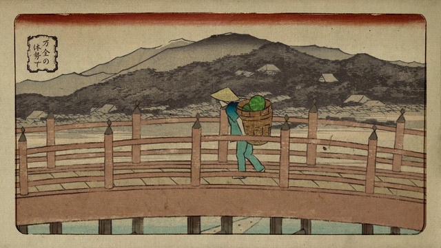 Video Reference: Ecoregion, Mountain, Wood, Art, Slope, Painting, Line, Landscape, Font, Fence