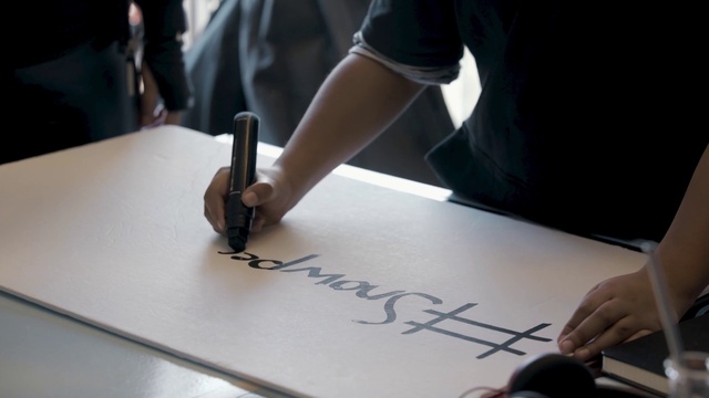 Video Reference: Hand, Handwriting, Writing implement, Office supplies, Pen, Automotive design, Finger, Writing instrument accessory, Nail, Font