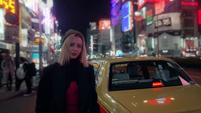 Video Reference: Car, Vehicle, Photograph, Automotive lighting, Light, Infrastructure, Black, Automotive design, Lighting, Street fashion