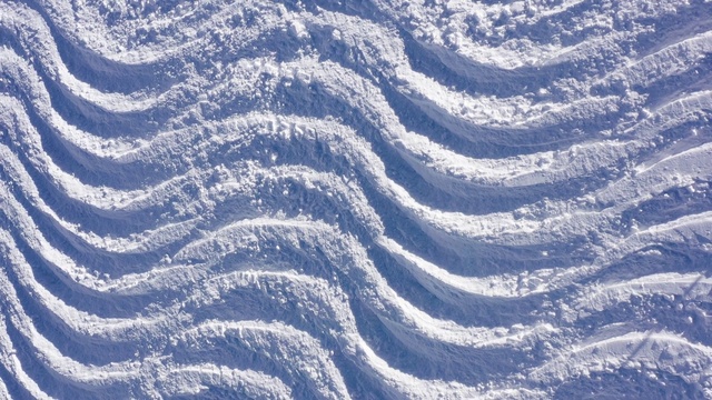 Video Reference: Water, Azure, Snow, Slope, Pattern, Geological phenomenon, Electric blue, Freezing, Wind wave, Winter
