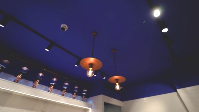 Video Reference: Electricity, Gas, Tints and shades, Sky, Lamp, Electric blue, Ceiling, Light bulb, Fluorescent lamp, Ceiling fixture