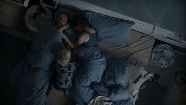 Video Reference: Comfort, Grey, Elbow, T-shirt, Space, Tree, Event, Tent, Automotive exterior, Leisure