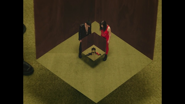 Video Reference: Triangle, Creative arts, Flooring, Art, Automotive design, Rectangle, Font, Event, Pattern, Symmetry