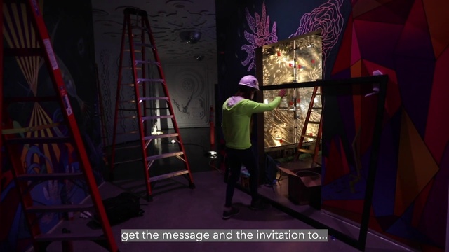 Video Reference: Ladder, Purple, Art, Artist, Building, Magenta, Entertainment, Event, Space, Darkness