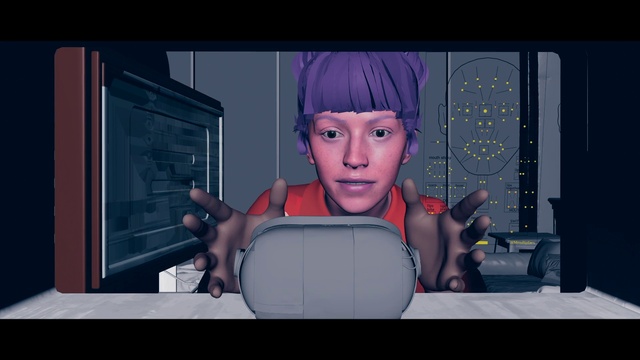 Video Reference: Purple, Gesture, Flash photography, Television set, Tableware, Screenshot, Fun, Drinkware, Computer monitor, Games