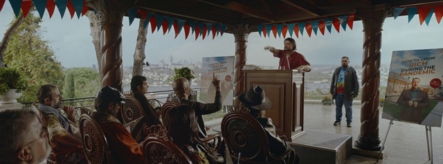 Video Reference: Water, Temple, Musical instrument, Sky, Leisure, Hat, Event, Travel, Landscape, Shade