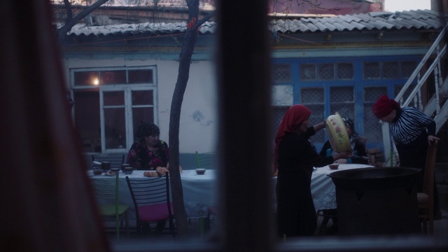 Video Reference: Window, Tree, City, Event, Chair, Hat, Travel, Winter, Darkness, Sun hat