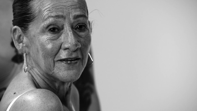 Video Reference: Smile, Flash photography, Ear, Gesture, Happy, Wrinkle, Chest, Monochrome photography, Jewellery, Monochrome