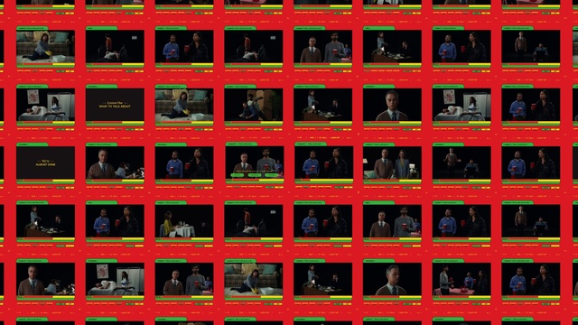 Video Reference: Rectangle, Font, Material property, Tints and shades, Symmetry, Automotive lighting, Pattern, Parallel, Design, Electric blue
