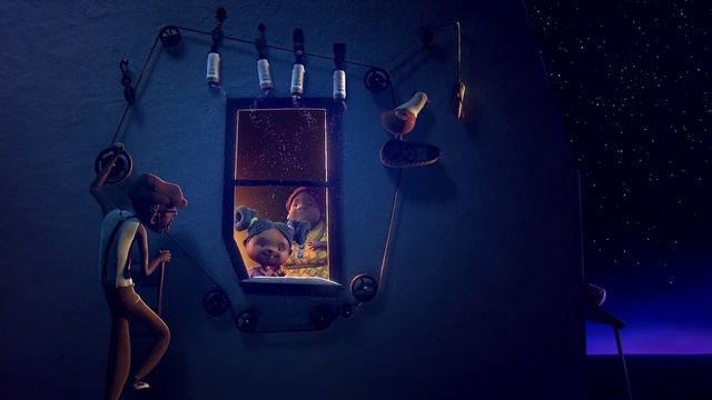 Video Reference: Blue, Purple, Window, Azure, Organism, Entertainment, Art, Performing arts, Electric blue, Darkness