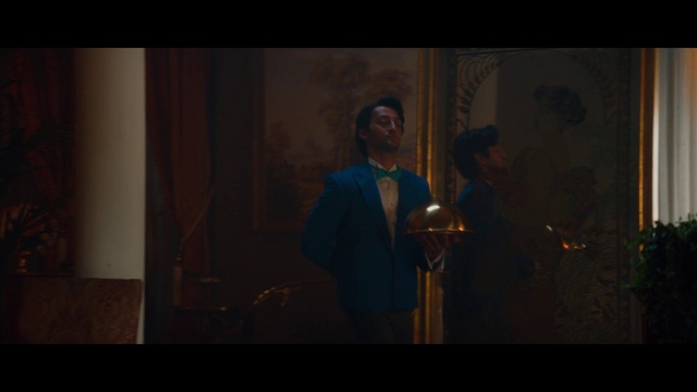 Video Reference: Event, Formal wear, Darkness, Entertainment, Curtain, Glass, Visual arts, Room, Fun, Religious item