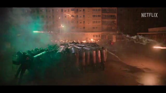 Video Reference: Atmosphere, Atmospheric phenomenon, Building, Midnight, Font, City, Event, Darkness, Games, Smoke