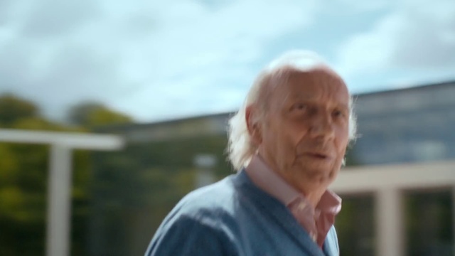 Video Reference: Sky, Dress shirt, Sleeve, Cloud, Grass, Event, Happy, White-collar worker, Fun, Window