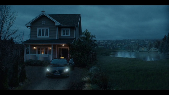 Video Reference: Sky, Plant, Window, Automotive lighting, Vehicle, Building, Car, Vehicle registration plate, Tree, House