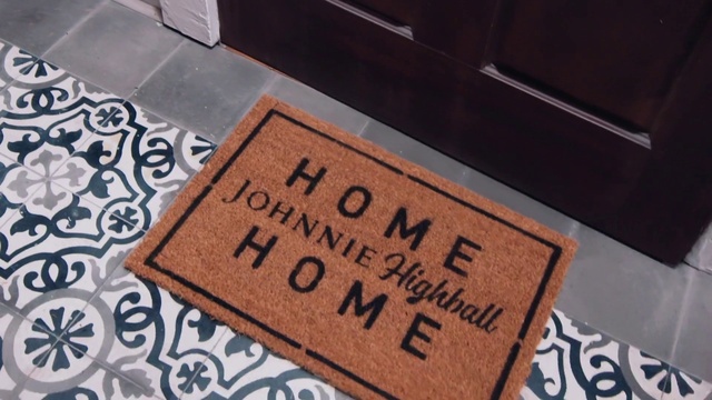 Video Reference: Wood, Rectangle, Font, Wall, Flooring, Hardwood, Nameplate, Pattern, Metal, Number