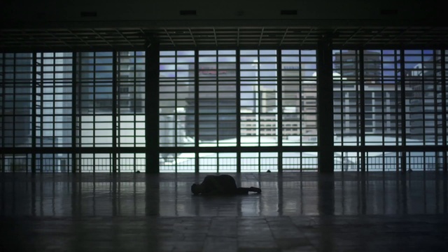 Video Reference: Window, Building, Architecture, Shade, Fixture, Line, Wall, Wood, Tints and shades, Symmetry