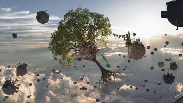 Video Reference: Cloud, Sky, Atmosphere, World, Nature, Natural environment, Plant, Branch, Lighting, Sunlight