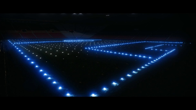 Video Reference: Rectangle, Triangle, Astronomical object, Font, Visual effect lighting, Midnight, Technology, Lens flare, Symmetry, Electric blue