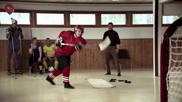 Video Reference: Footwear, Window, Sports uniform, Entertainment, Sports equipment, Performing arts, Sneakers, Fun, Event, Sports