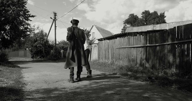 Video Reference: Cloud, Sky, Plant, Standing, Black-and-white, Gesture, Style, Tree, Tints and shades, Monochrome