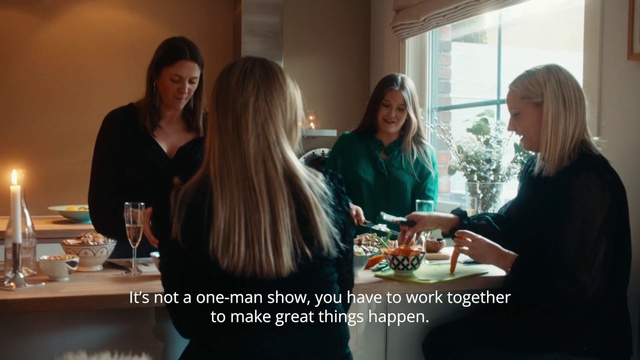 Video Reference: Interior design, Interaction, Sharing, Friendship, Tableware, Event, Cooking, Fun, Conversation, Room
