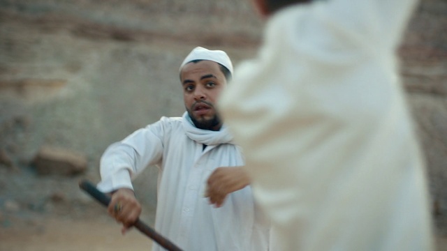 Video Reference: Hand, Microphone, Gesture, Sleeve, Happy, Landscape, Event, Tradition, Recreation, Smile