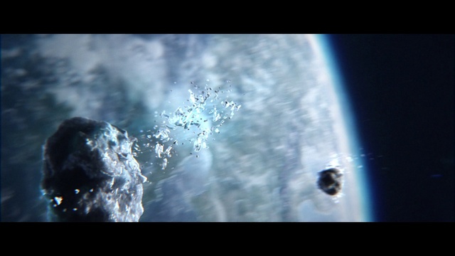 Video Reference: Atmosphere, World, Astronomical object, Flash photography, Electric blue, Freezing, Space, Circle, Science, Event