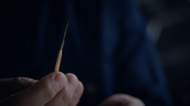 Video Reference: Gesture, Finger, Thumb, Nail, Electric blue, Event, Smoke, Darkness, Musical instrument accessory