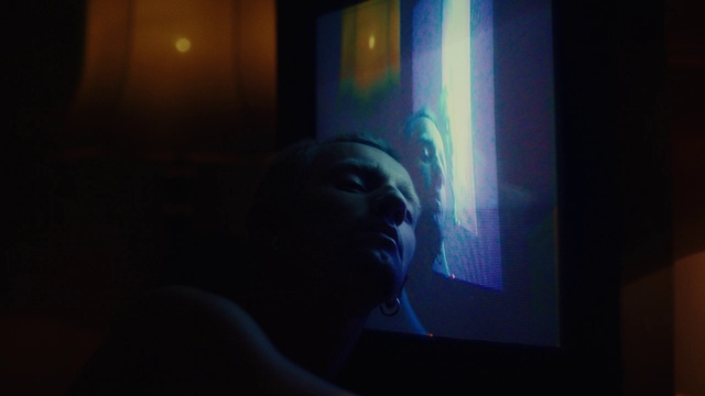 Video Reference: Entertainment, Event, Darkness, Electric blue, Performing arts, Room, Fun, Display device, Art, Flat panel display