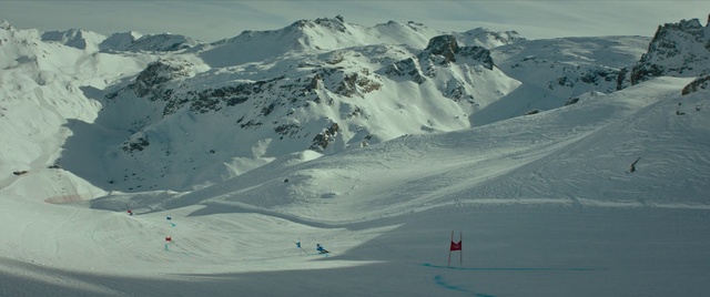 Video Reference: Mountain, Snow, Sky, Slope, Sports equipment, Outdoor recreation, Ice cap, Winter sport, Terrain, Glacial landform