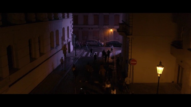 Video Reference: Window, Building, Street light, Automotive lighting, Tire, Electricity, Tints and shades, City, Midnight, Facade