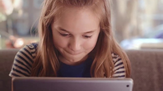 Video Reference: Hair, Smile, Eyebrow, Computer, Laptop, Personal computer, Netbook, Happy, Fun, Communication Device