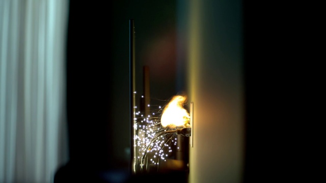 Video Reference: Heat, Gas, Fixture, Glass, Event, Sky, Darkness, Backlighting, Transparent material, Light fixture