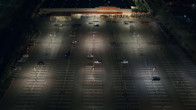 Video Reference: Font, Automotive lighting, Cemetery, Building, Space, City, Symmetry, Sky, Darkness, Audio equipment